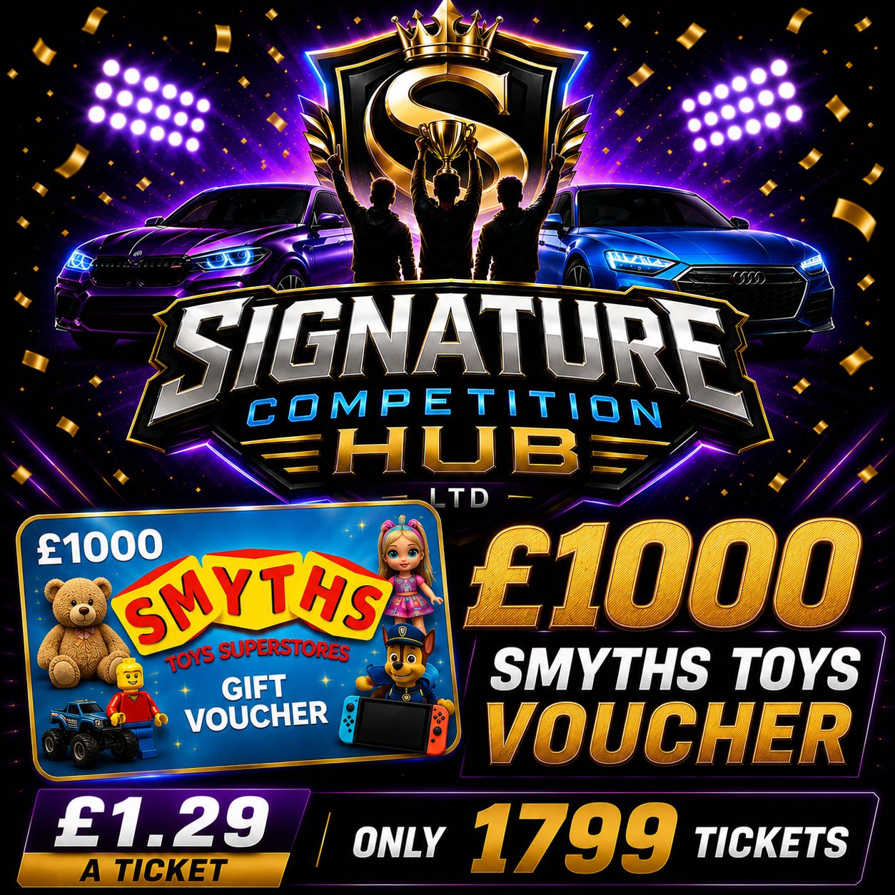 £1,000 Smyths Toys Gift Card