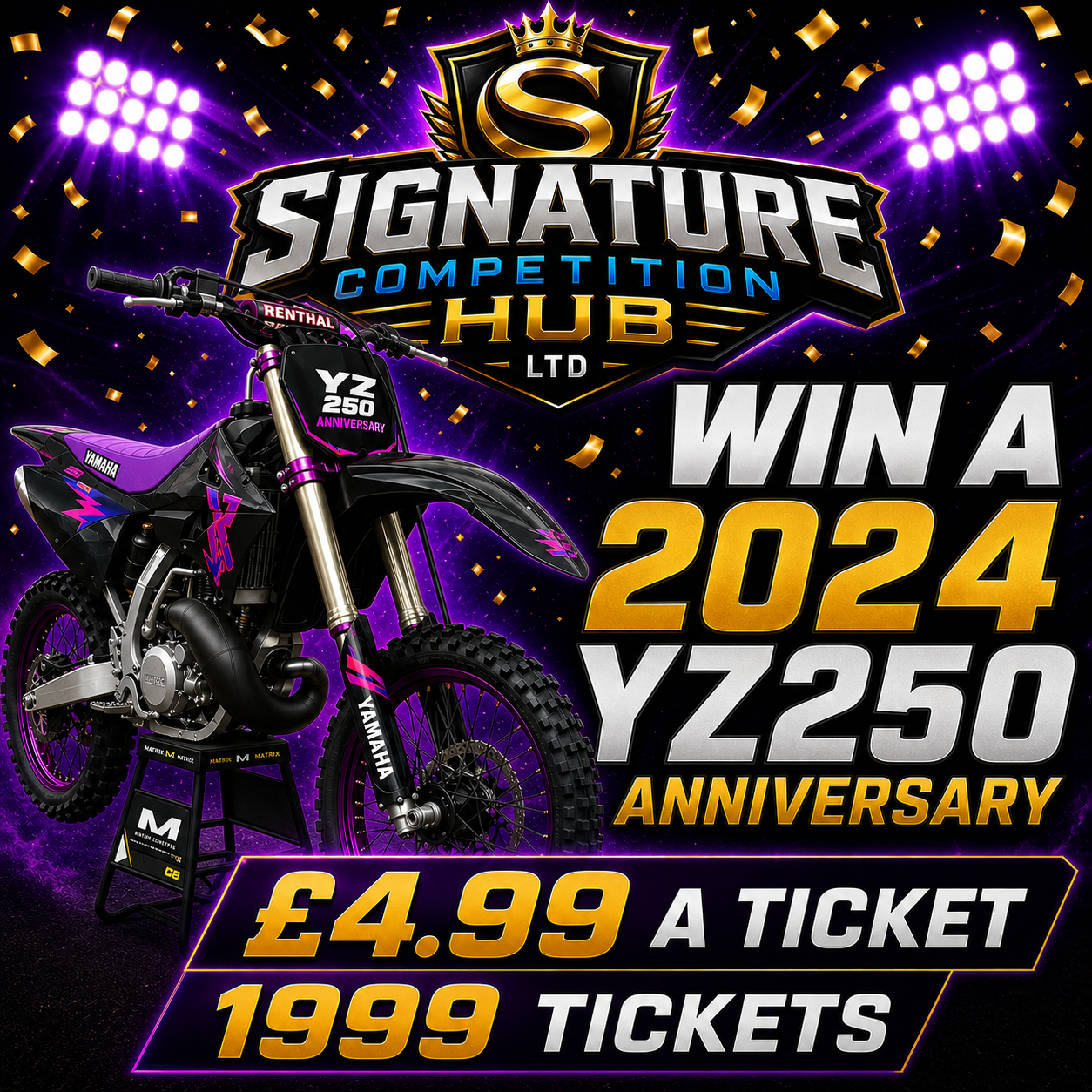 2024 Yamaha YZ250 Anniversary